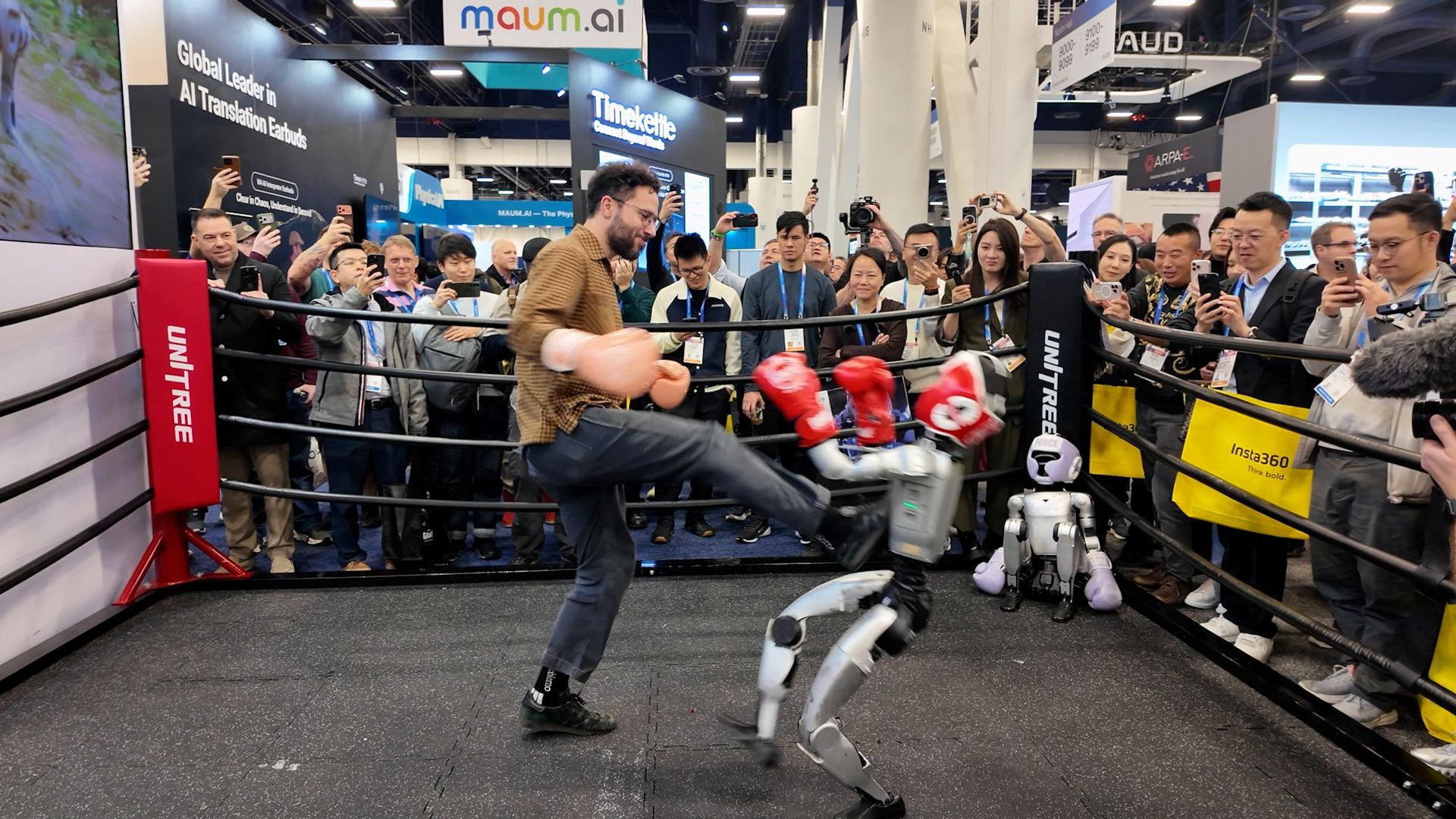 ‘I fought a humanoid robot and won – this is why physical AI can’t replace us yet’