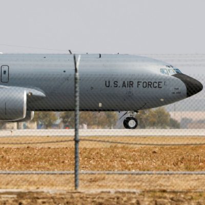 All six crew members killed in US refuelling plane crash in Iraq